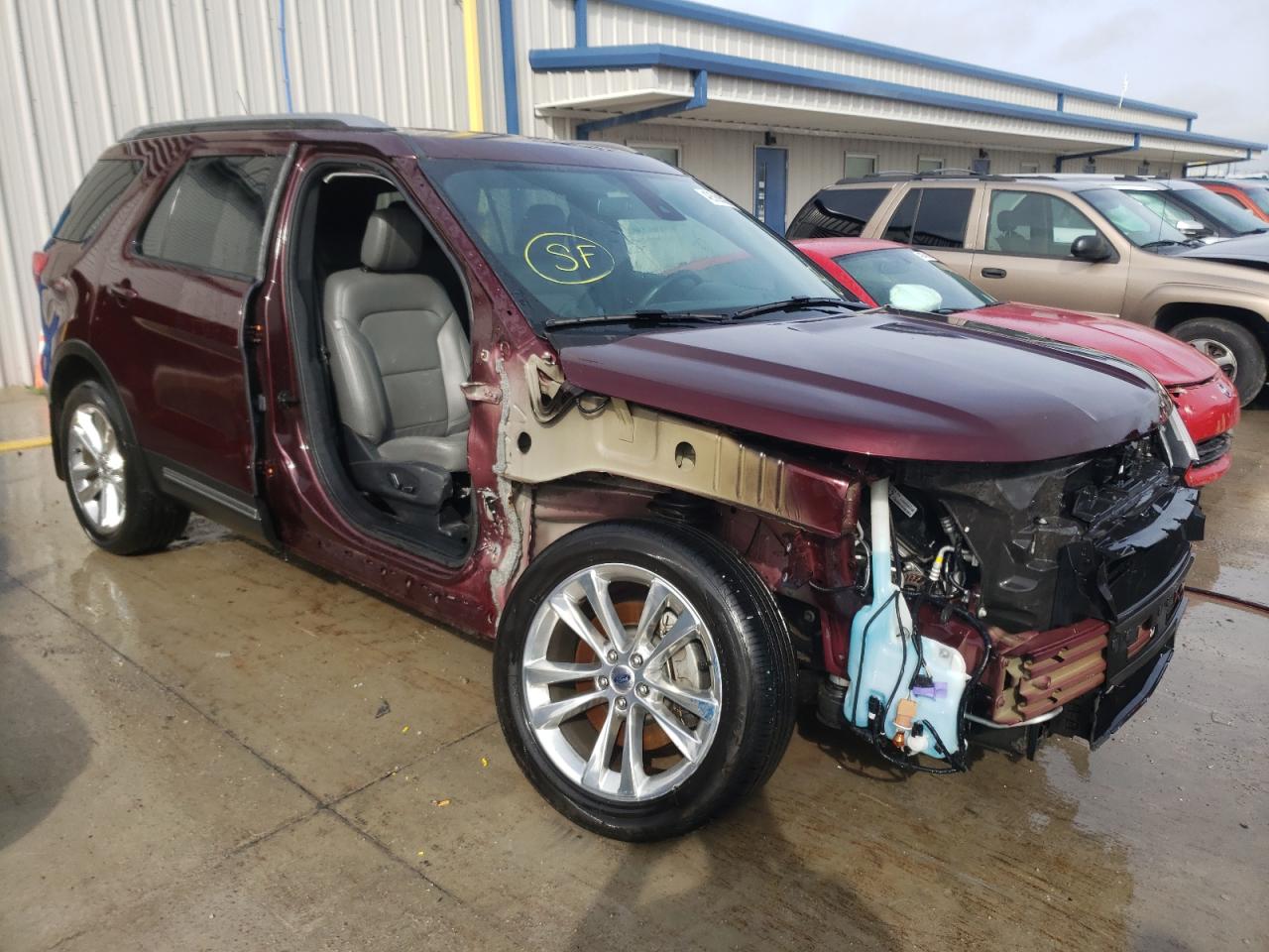 FORD EXPLORER X 2018 with VIN 1FM5K7D84JGB04004 - Photo from auction