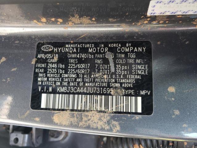 Photo 10 from auction – 2018 HYUNDAI TUCSON SEL with VIN KM8J3CA44JU731695