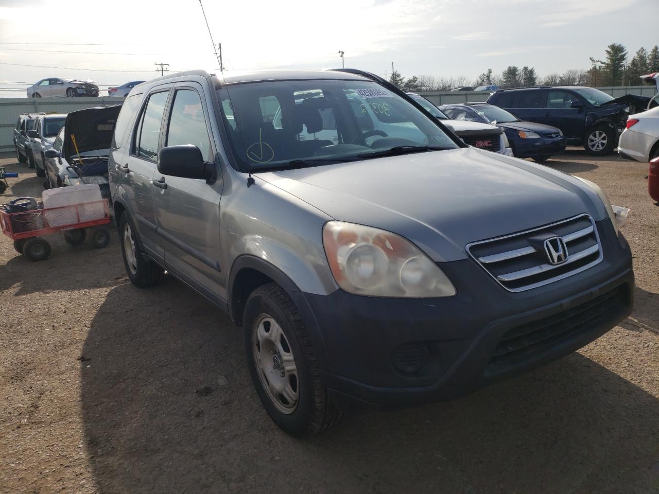 HONDA CR-V LX 2006 with VIN SHSRD78586U410021 - Photo from auction