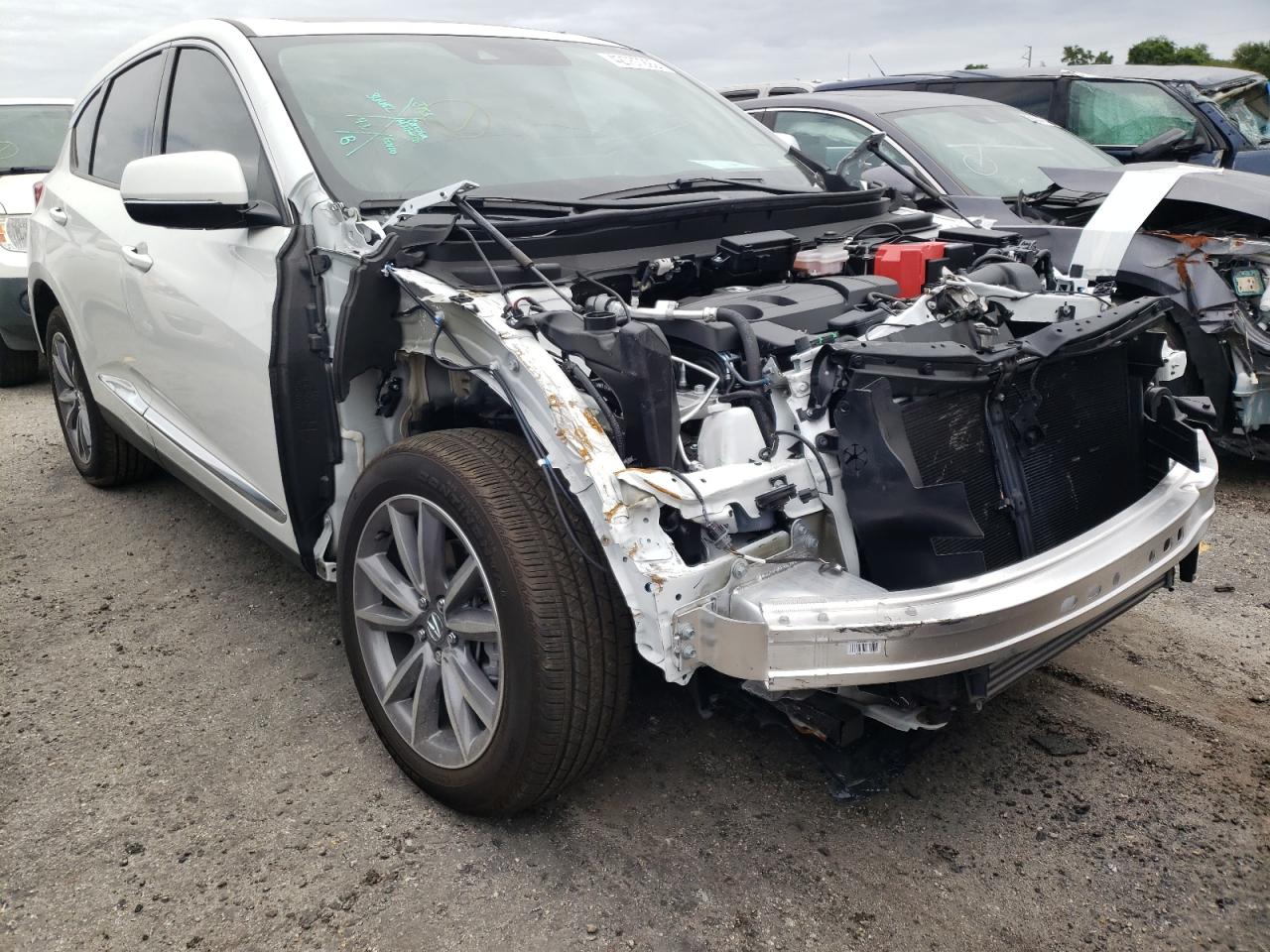ACURA RDX TECHNO 2021 with VIN 5J8TC2H52ML037704 - Photo from auction