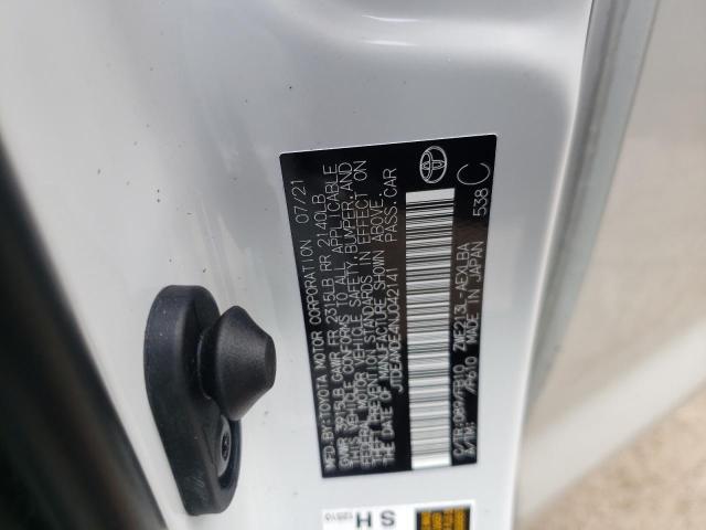 Photo 10 from auction – 2022 TOYOTA COROLLA LE with VIN JTDEAMDE4NJ042141