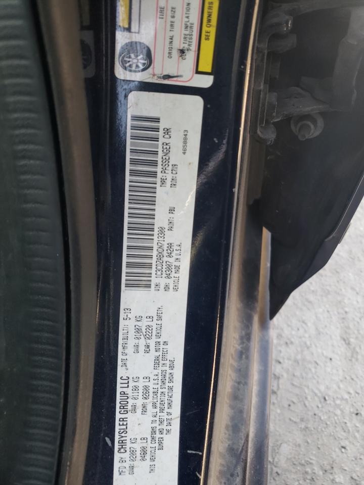 Photo 10 from auction – 2013 DODGE AVENGER SE with VIN 1C3CDZABXDN713300