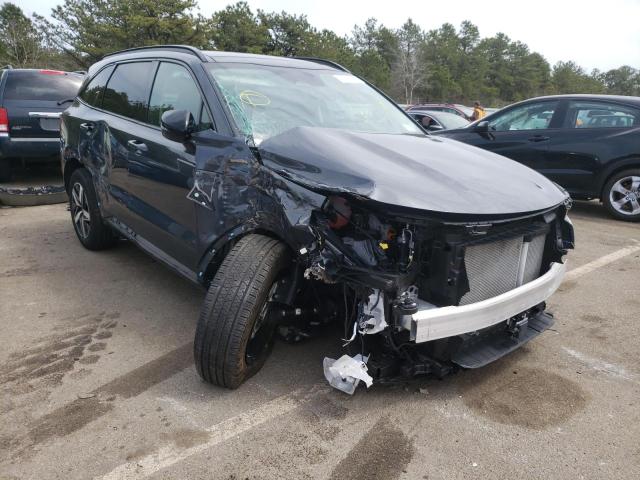 KIA SORENTO EX 2021 with VIN 5XYRH4LFXMG034762 - Photo from auction