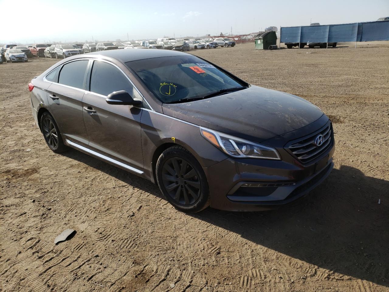 HYUNDAI SONATA 2017 with VIN 5NPE34AF3HH439778 - Photo from auction