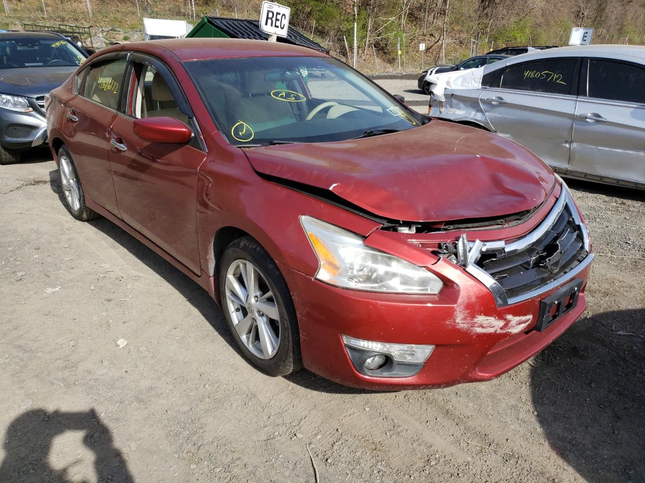 NISSAN ALTIMA 2.5 2014 with VIN 1N4AL3AP4EC125331 - Photo from auction