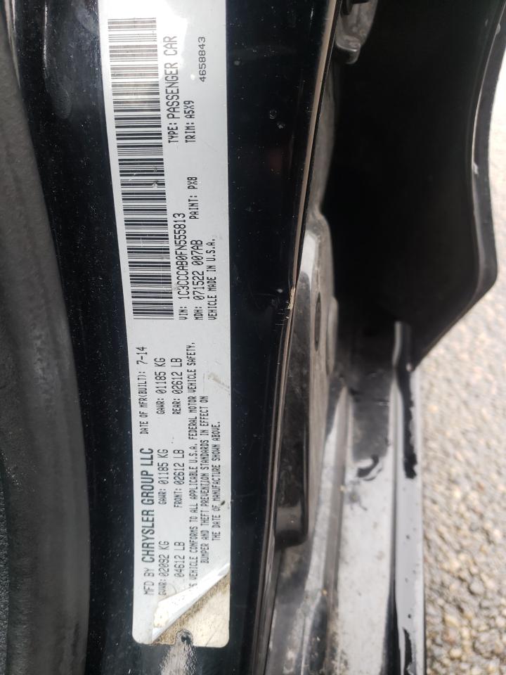 Photo 10 from auction – 2015 CHRYSLER 200 LIMITE with VIN 1C3CCCAB0FN555813