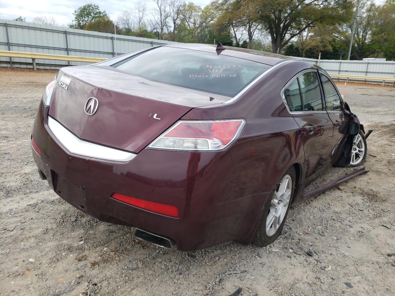 Photo 4 from auction – 2009 ACURA TL with VIN 19UUA86259A010411