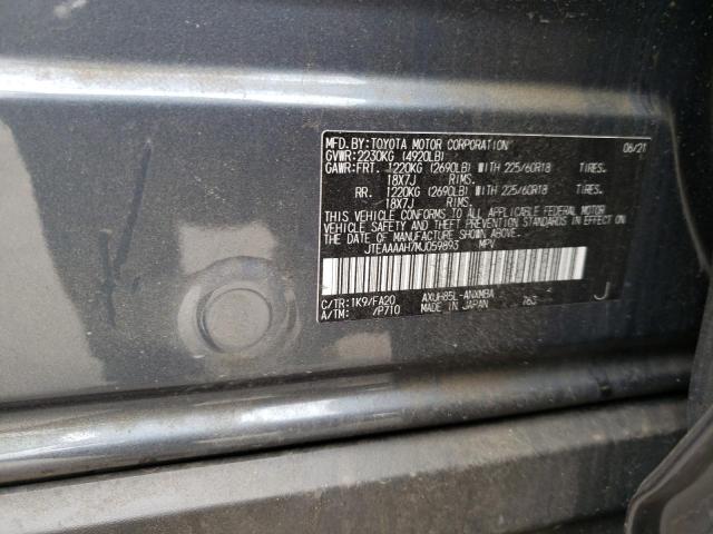 Photo 10 from auction – 2021 TOYOTA VENZA LE with VIN JTEAAAAH7MJ059893