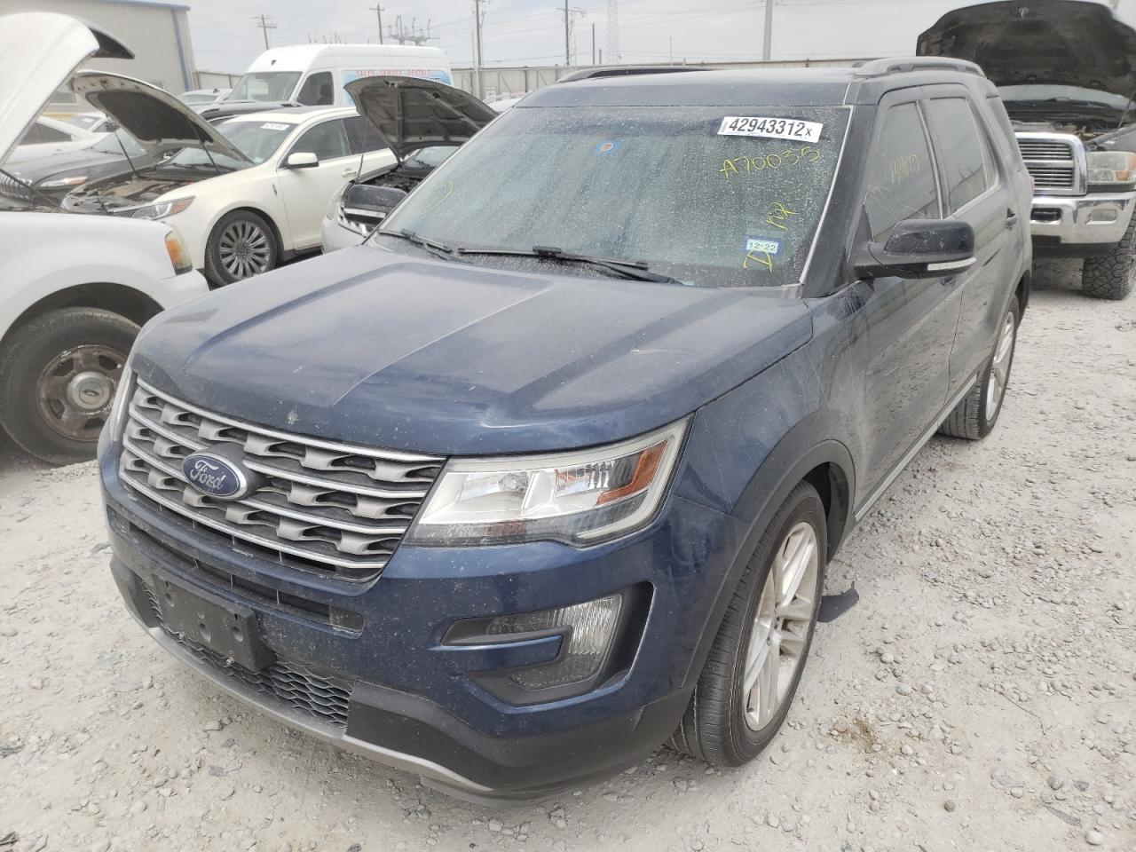 Photo 2 from auction – 2016 FORD EXPLORER X with VIN 1FM5K7D87GGA70035