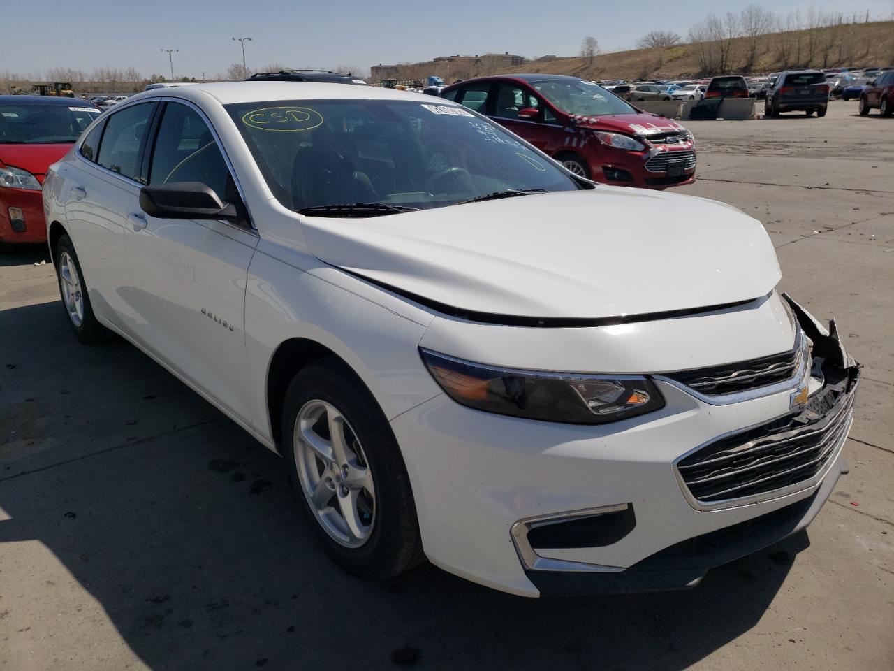 CHEVROLET MALIBU LS 2017 with VIN 1G1ZB5ST7HF255543 - Photo from auction