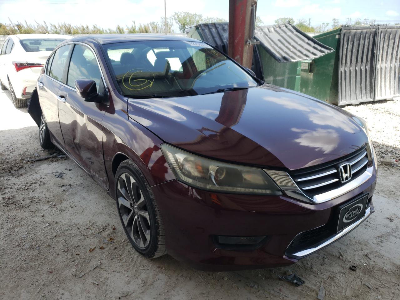 HONDA ACCORD SPO 2015 with VIN 1HGCR2F54FA122575 - Photo from auction