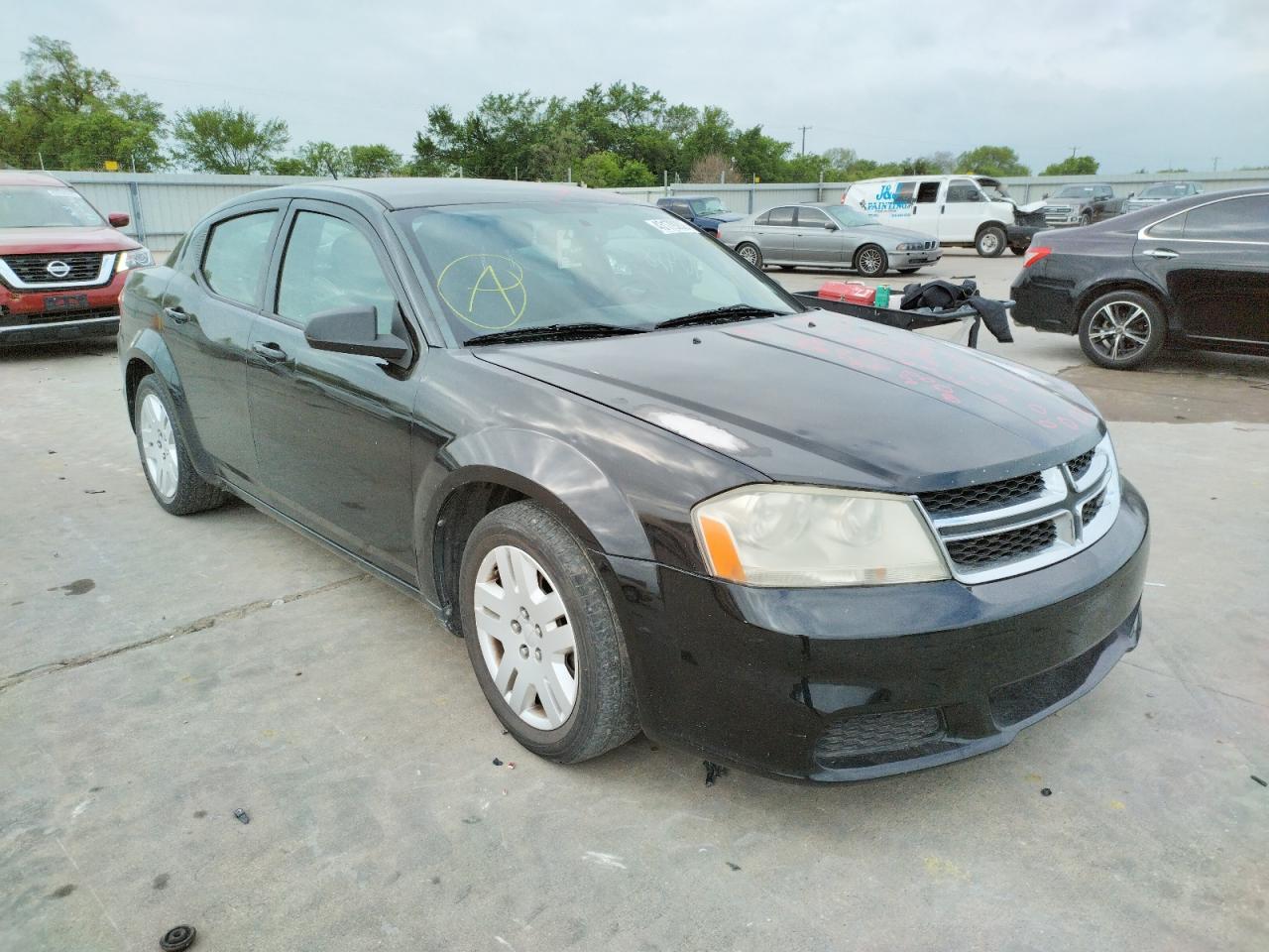 DODGE AVENGER SE 2013 with VIN 1C3CDZAB4DN753257 - Photo from auction