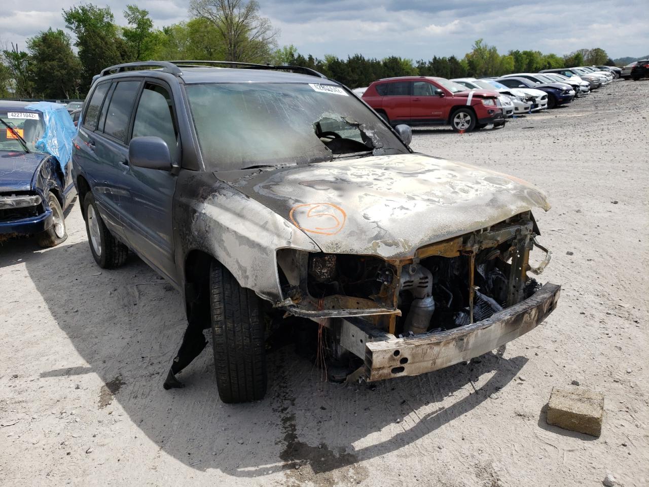 Photo 9 from auction – 2005 TOYOTA HIGHLANDER with VIN JTEEP21A550098112