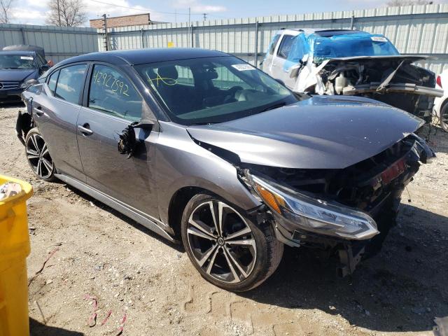 NISSAN SENTRA SR 2020 with VIN 3N1AB8DV3LY206073 - Photo from auction