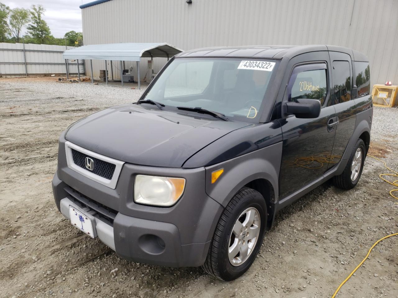 Photo 2 from auction – 2004 HONDA ELEMENT EX with VIN 5J6YH28654L035826