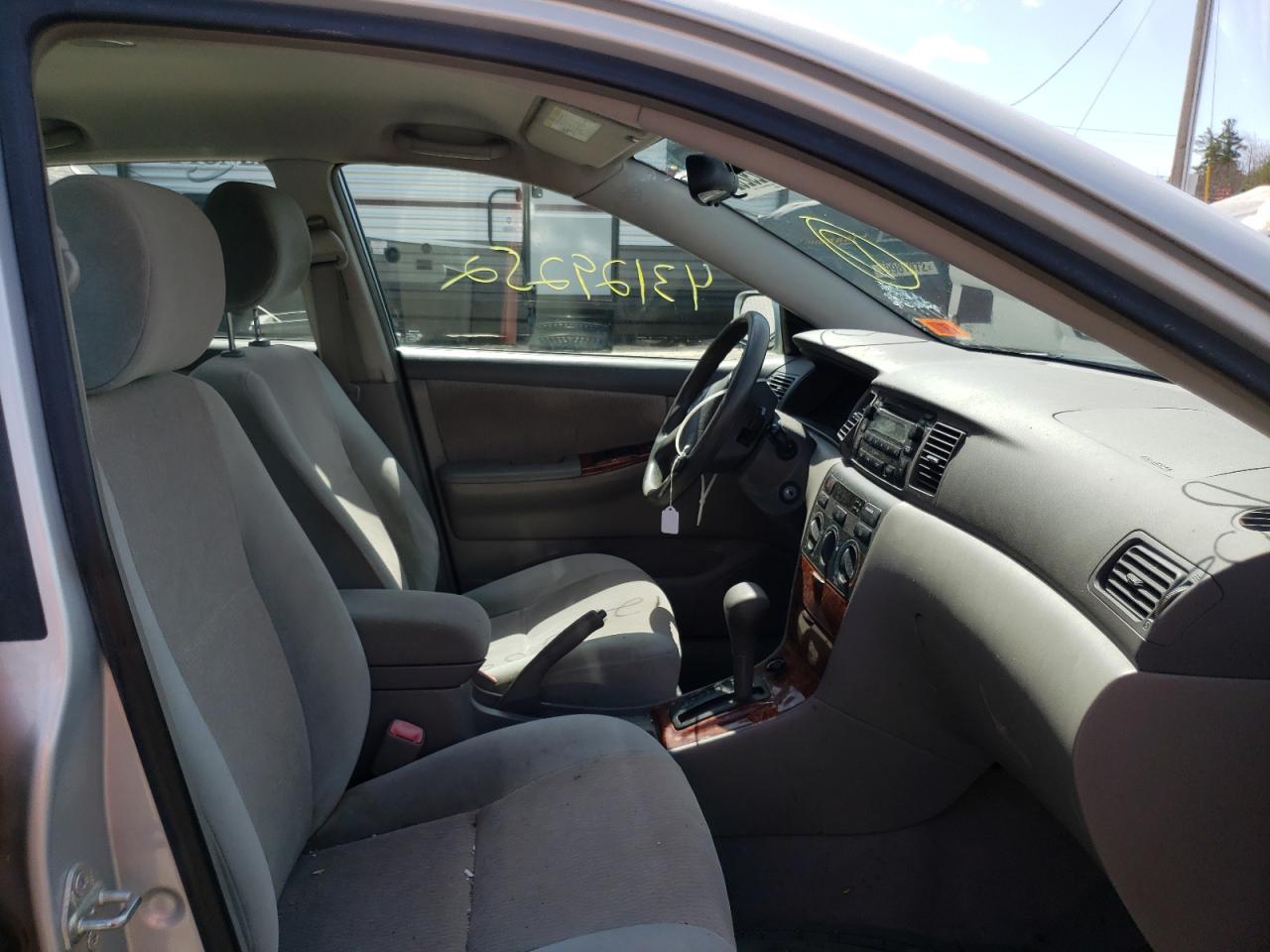 Photo 5 from auction – 2008 TOYOTA COROLLA CE with VIN 2T1BR30E68C873779