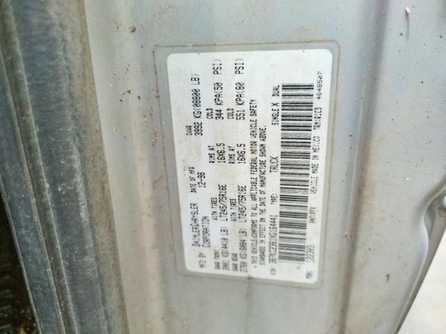 Photo 10 from auction – 1999 DODGE RAM 2500 with VIN 3B7KC2361XG164441