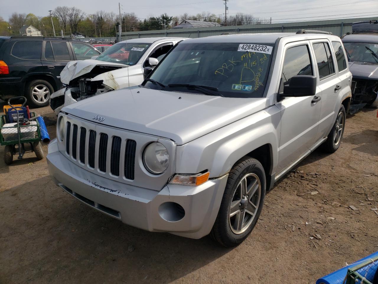 Photo 2 from auction – 2008 JEEP PATRIOT SP with VIN 1J8FF28W98D741435