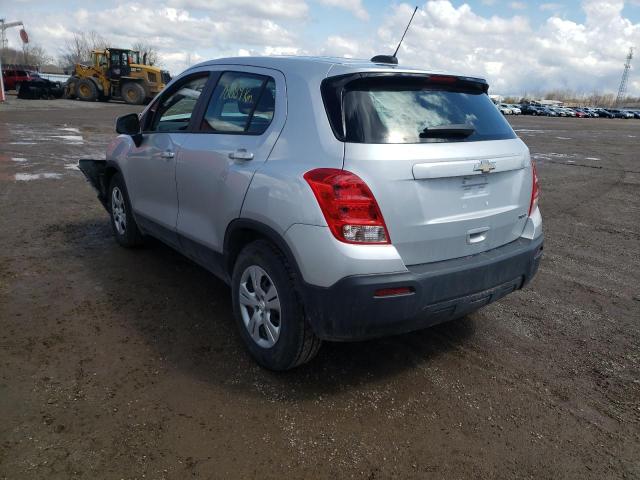 Photo 3 from auction – 2016 CHEVROLET TRAX LS with VIN 3GNCJKSB5GL275548