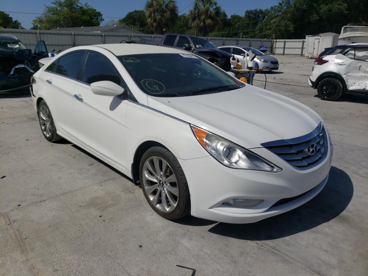 HYUNDAI SONATA SE 2012 with VIN 5NPEC4ABXCH444241 - Photo from auction