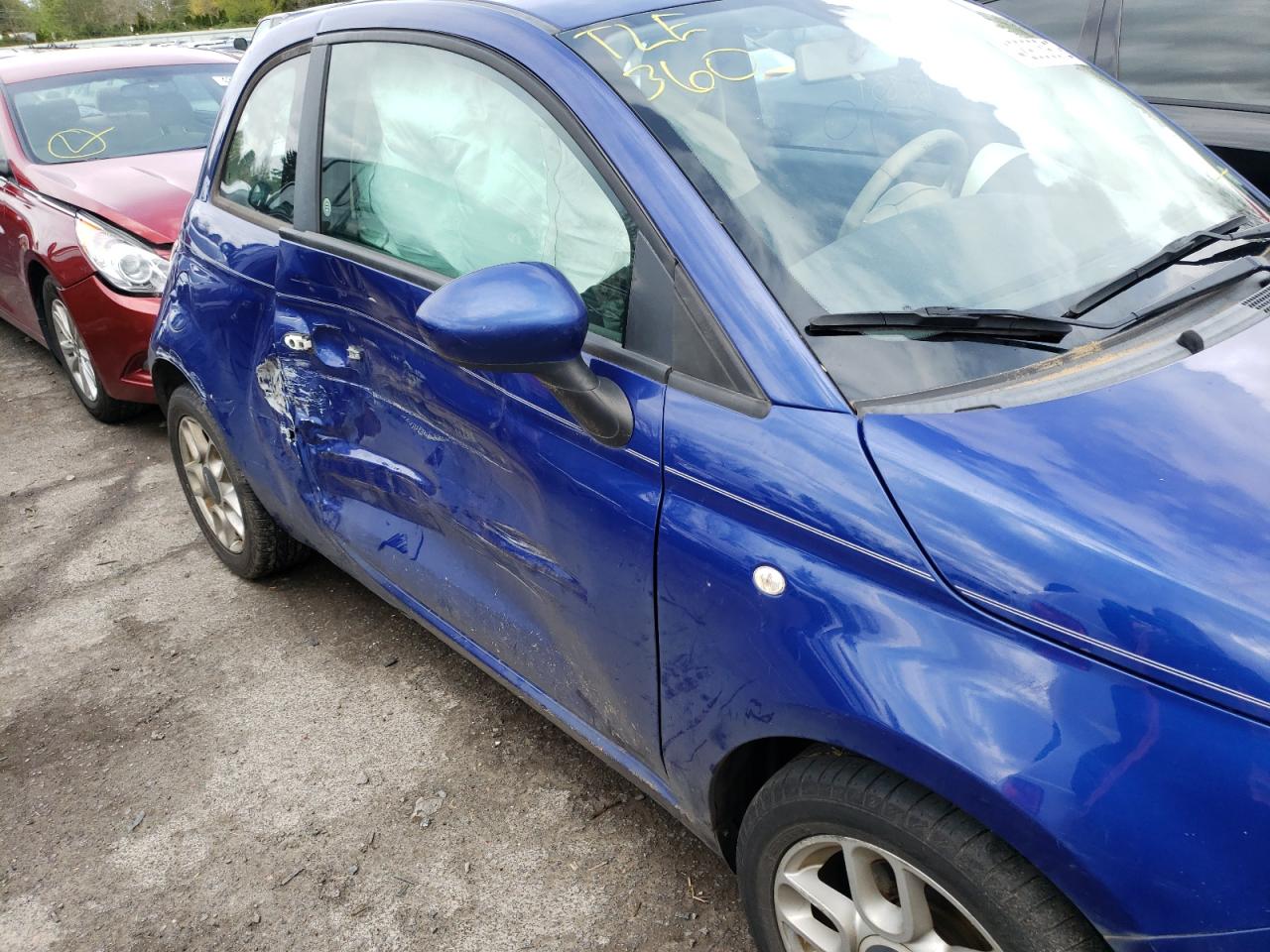 Photo 9 from auction – 2012 FIAT 500 with VIN 3C3CFFAR0CT370839