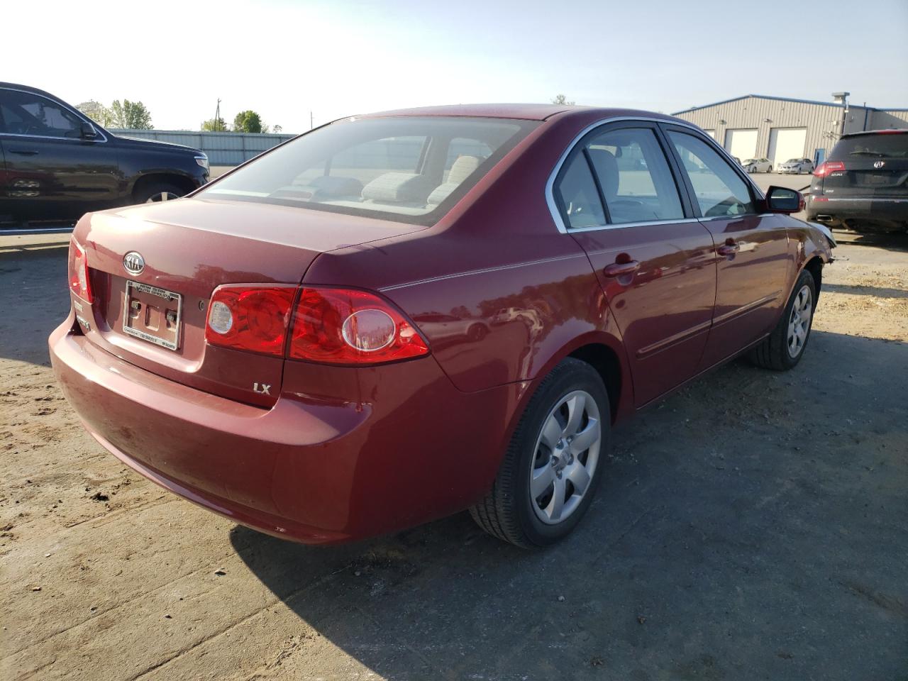 Photo 4 from auction – 2008 KIA OPTIMA LX with VIN KNAGE123285252065
