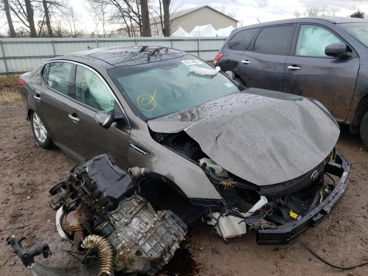 KIA OPTIMA EX 2015 with VIN 5XXGN4A74FG374198 - Photo from auction