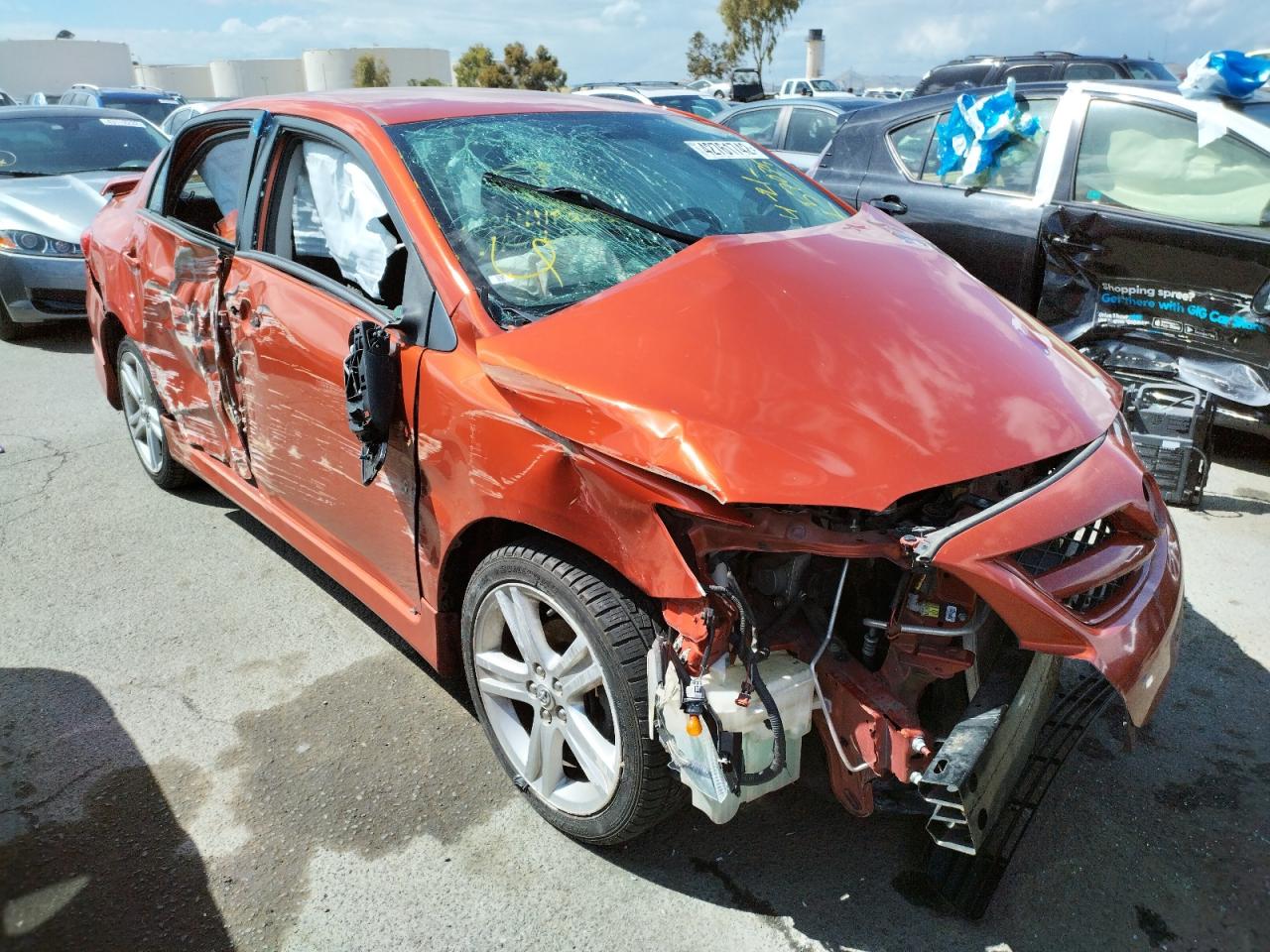 TOYOTA COROLLA BA 2013 with VIN 2T1BU4EE9DC084131 - Photo from auction