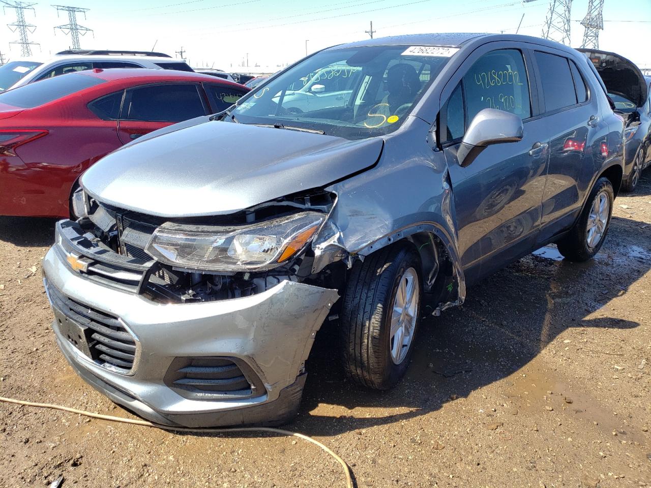 Photo 2 from auction – 2020 CHEVROLET TRAX LS with VIN 3GNCJKSB8LL218397