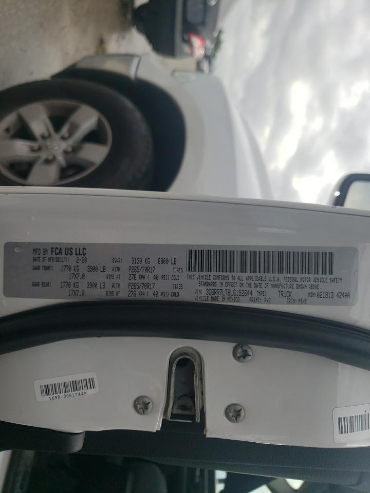 Photo 10 from auction – 2020 RAM 1500 CLASS with VIN 3C6RR7LT8LG152644