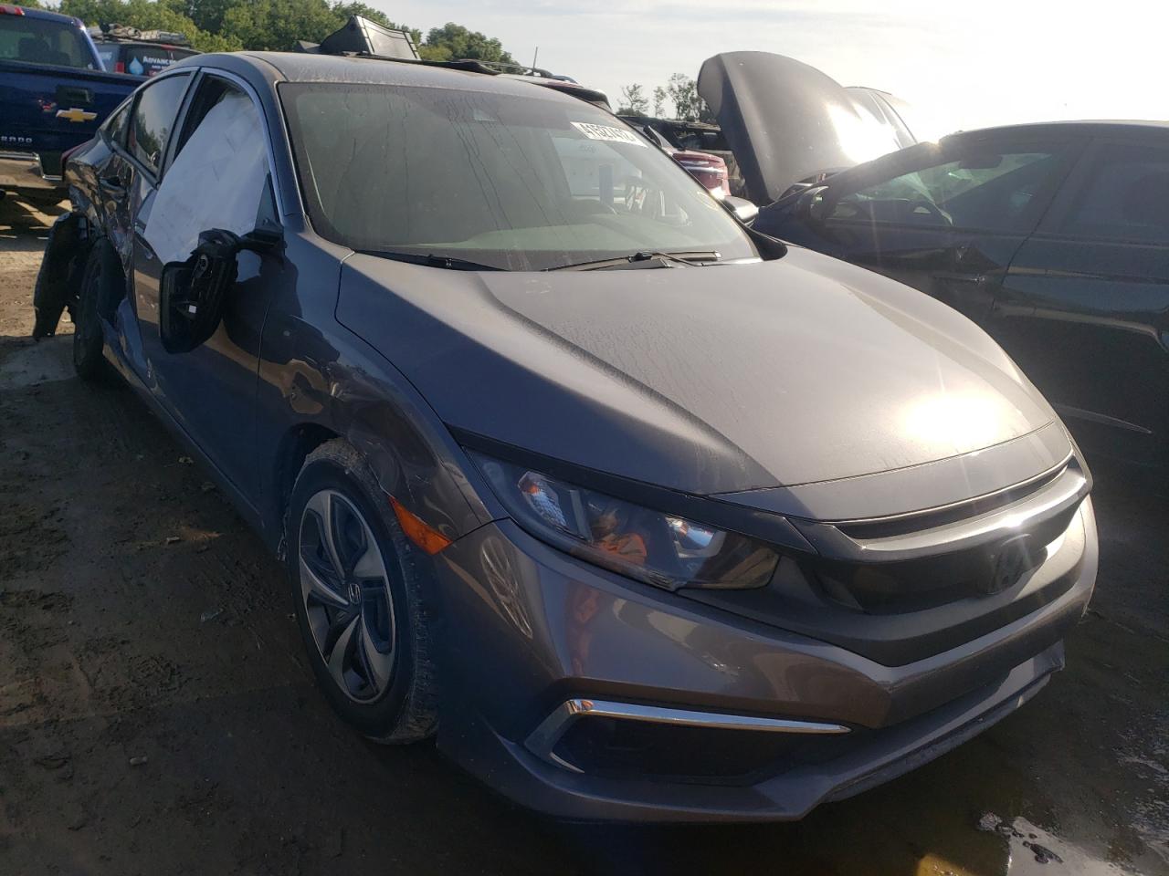 HONDA CIVIC LX 2019 with VIN 19XFC2F64KE021582 - Photo from auction