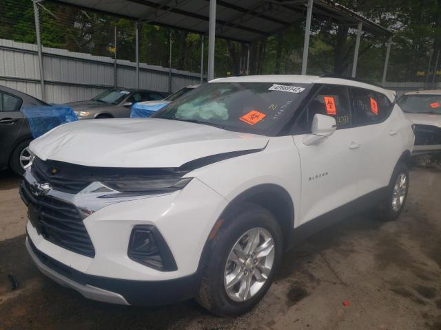 Photo 2 from auction – 2021 CHEVROLET BLAZER with VIN 3GNKBBRA2MS529823