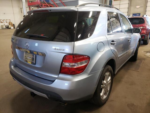 Photo 4 from auction – 2007 MERCEDES-BENZ ML 350 with VIN 4JGBB86E97A198095