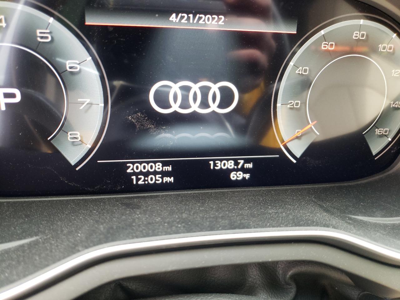 Photo 8 from auction – 2021 AUDI A4 PREMIUM with VIN WAUEAAF47MN013644