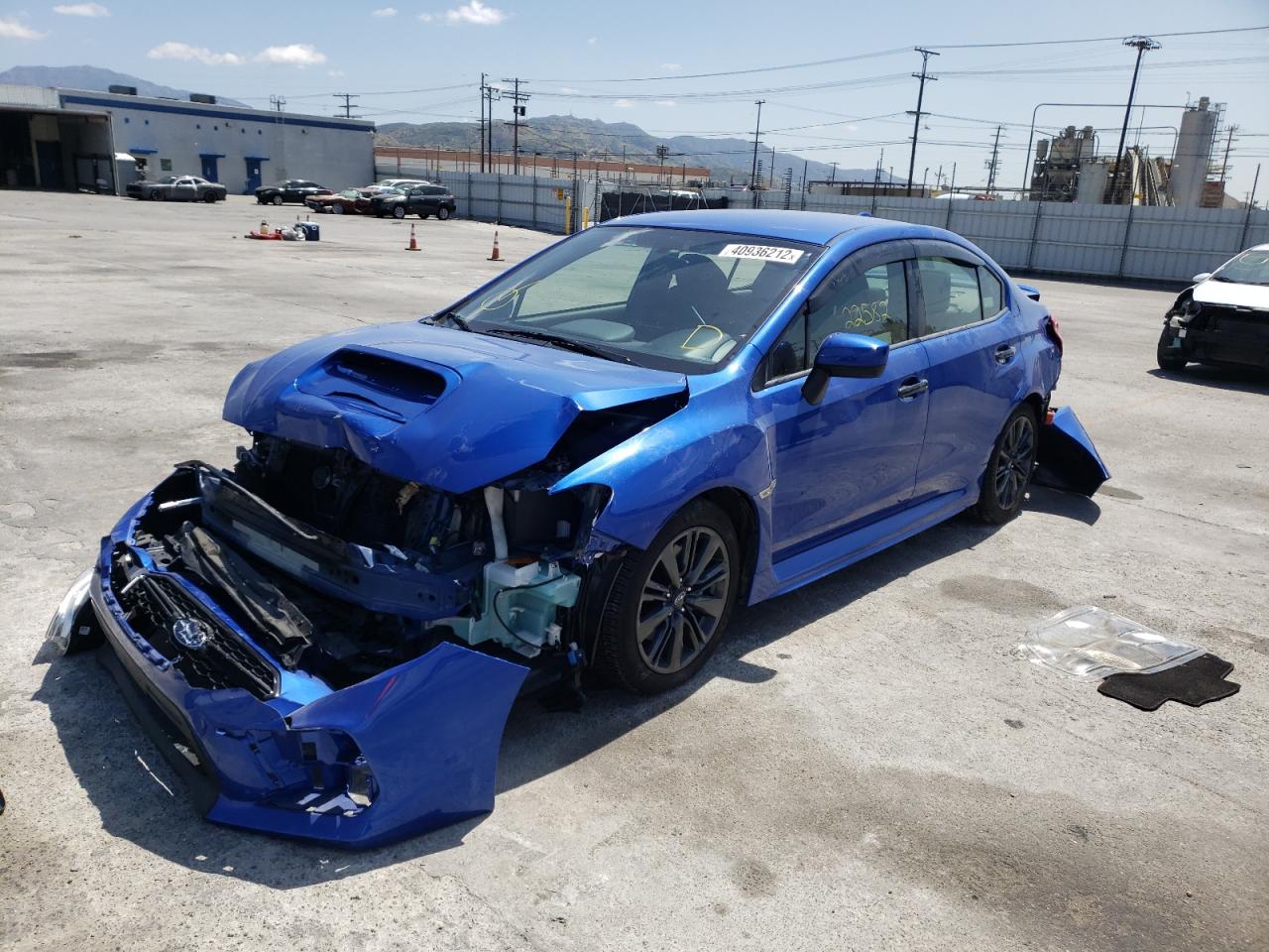 Photo 2 from auction – 2020 SUBARU WRX with VIN JF1VA1A66L9816194