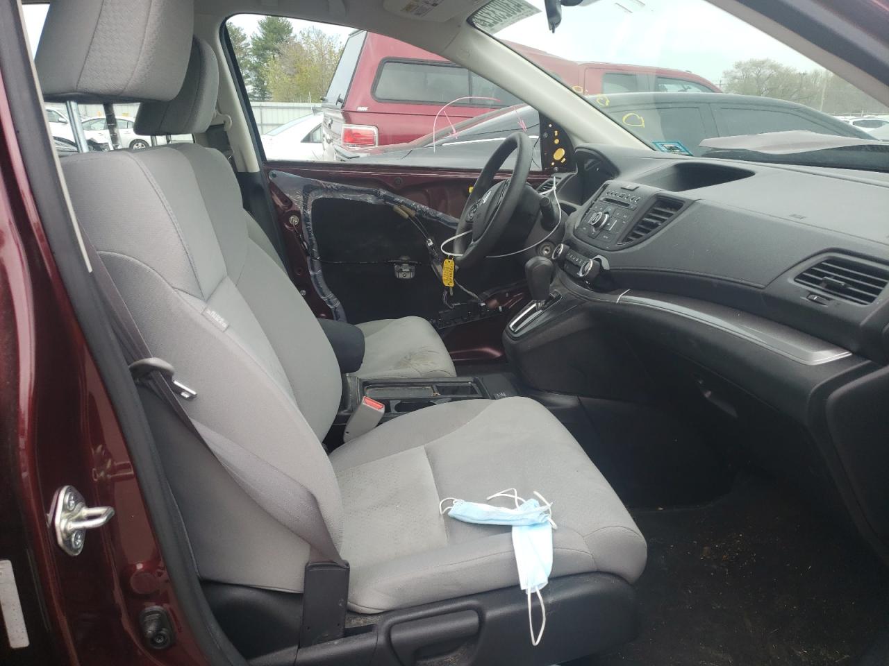 Photo 5 from auction – 2015 HONDA CR-V LX with VIN 5J6RM4H38FL076049