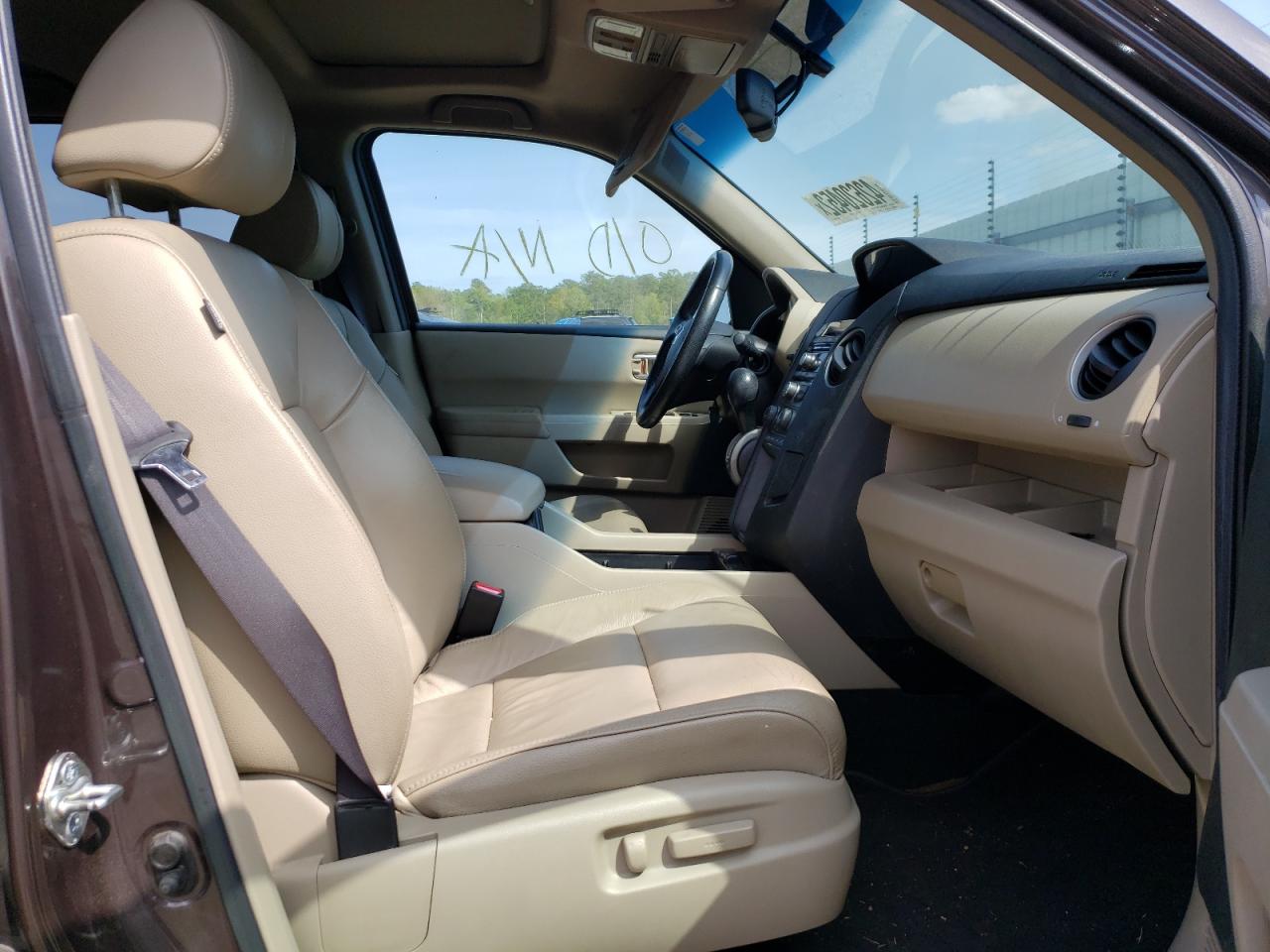 Photo 5 from auction – 2013 HONDA PILOT EXL with VIN 5FNYF3H57DB013001