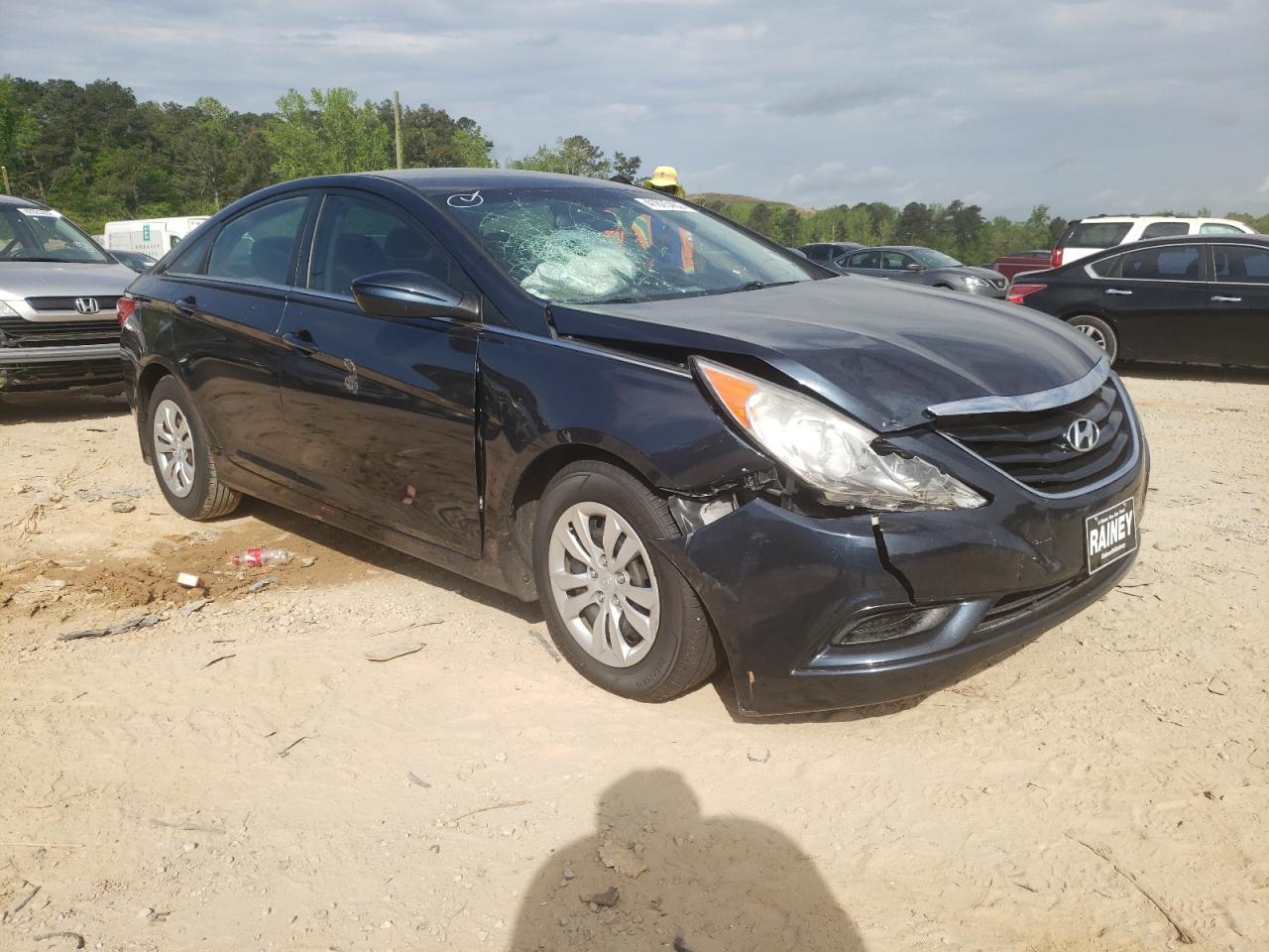 HYUNDAI SONATA GLS 2012 with VIN 5NPEB4AC5CH343118 - Photo from auction