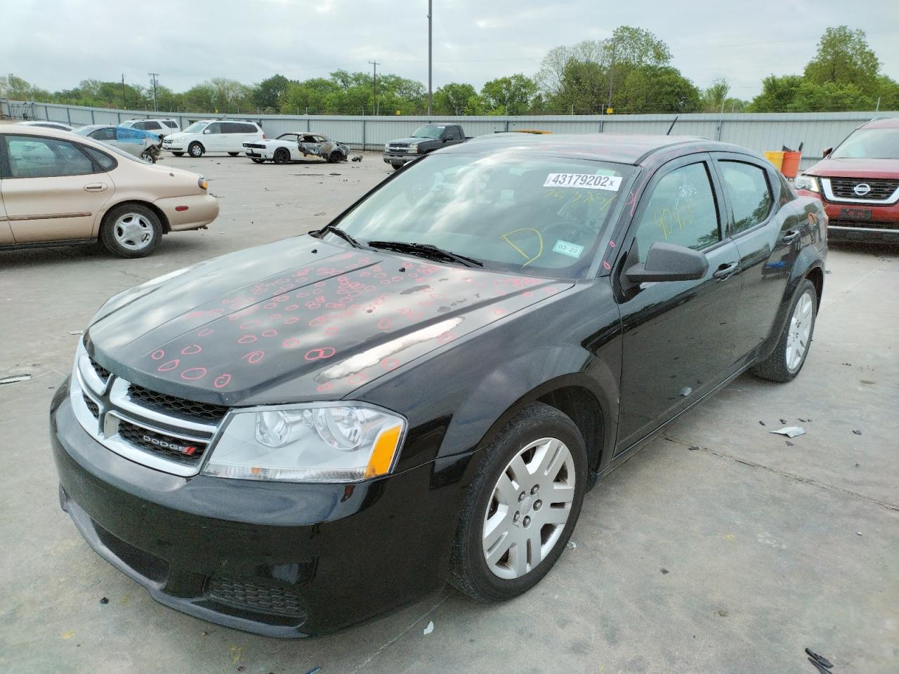Photo 2 from auction – 2013 DODGE AVENGER SE with VIN 1C3CDZAB4DN753257