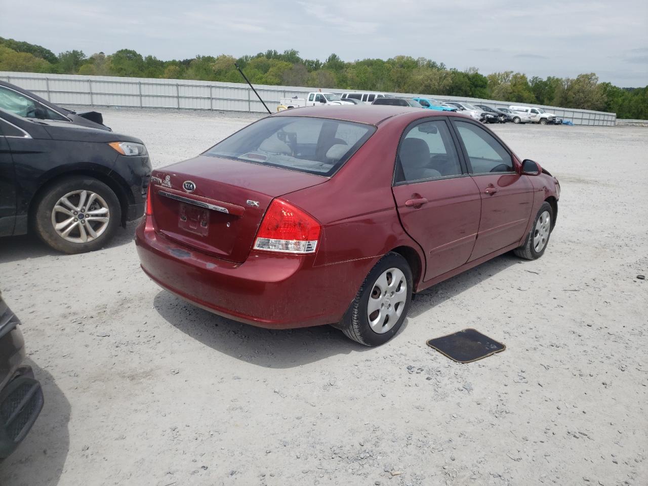 Photo 4 from auction – 2007 KIA SPECTRA EX with VIN KNAFE121075453262