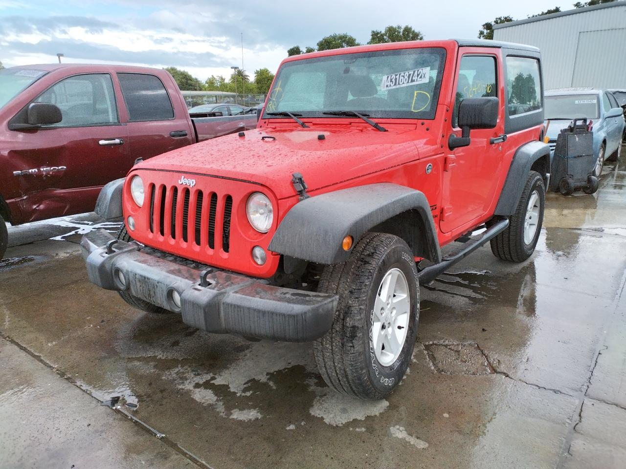 Photo 2 from auction – 2016 JEEP WRANGLER S with VIN 1C4AJWAG8GL247582