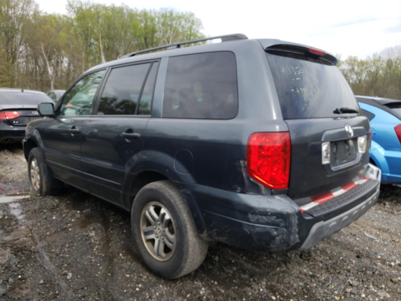 Photo 3 from auction – 2004 HONDA PILOT EX with VIN 2HKYF18444H533444