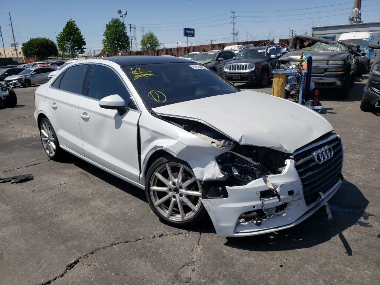 AUDI A3 PREMIUM 2015 with VIN WAUAJGFF7F1075851 - Photo from auction