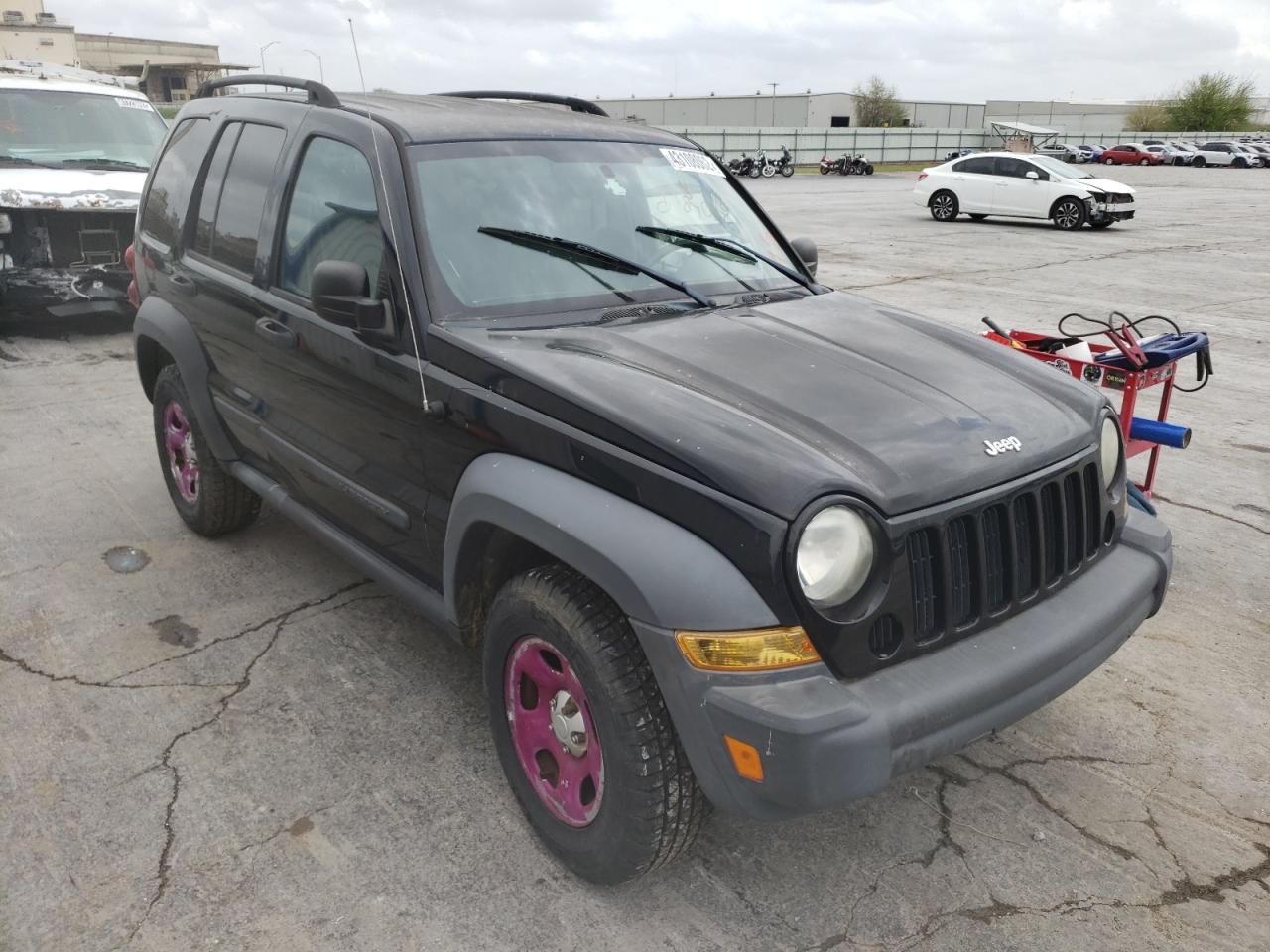 JEEP LIBERTY SP 2007 with VIN 1J4GL48K77W646706 - Photo from auction