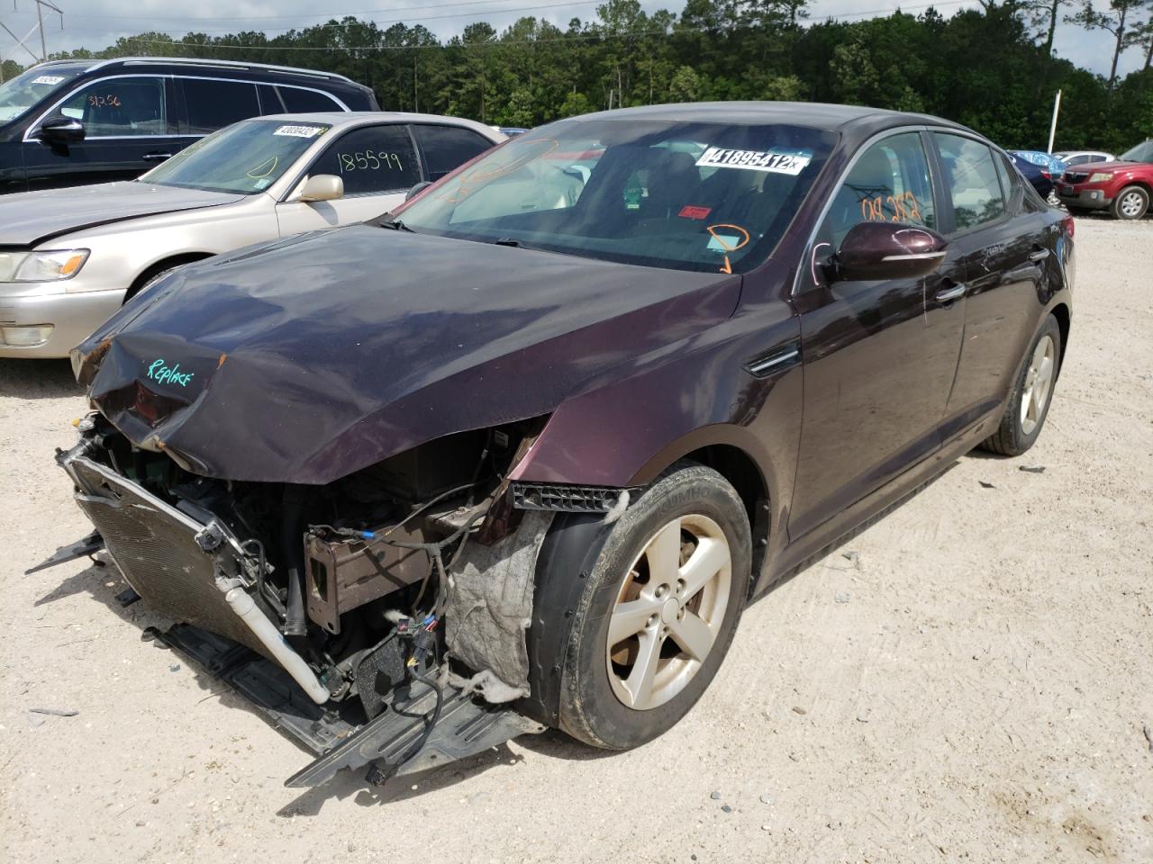 Photo 2 from auction – 2014 KIA OPTIMA LX with VIN 5XXGM4A73EG260629