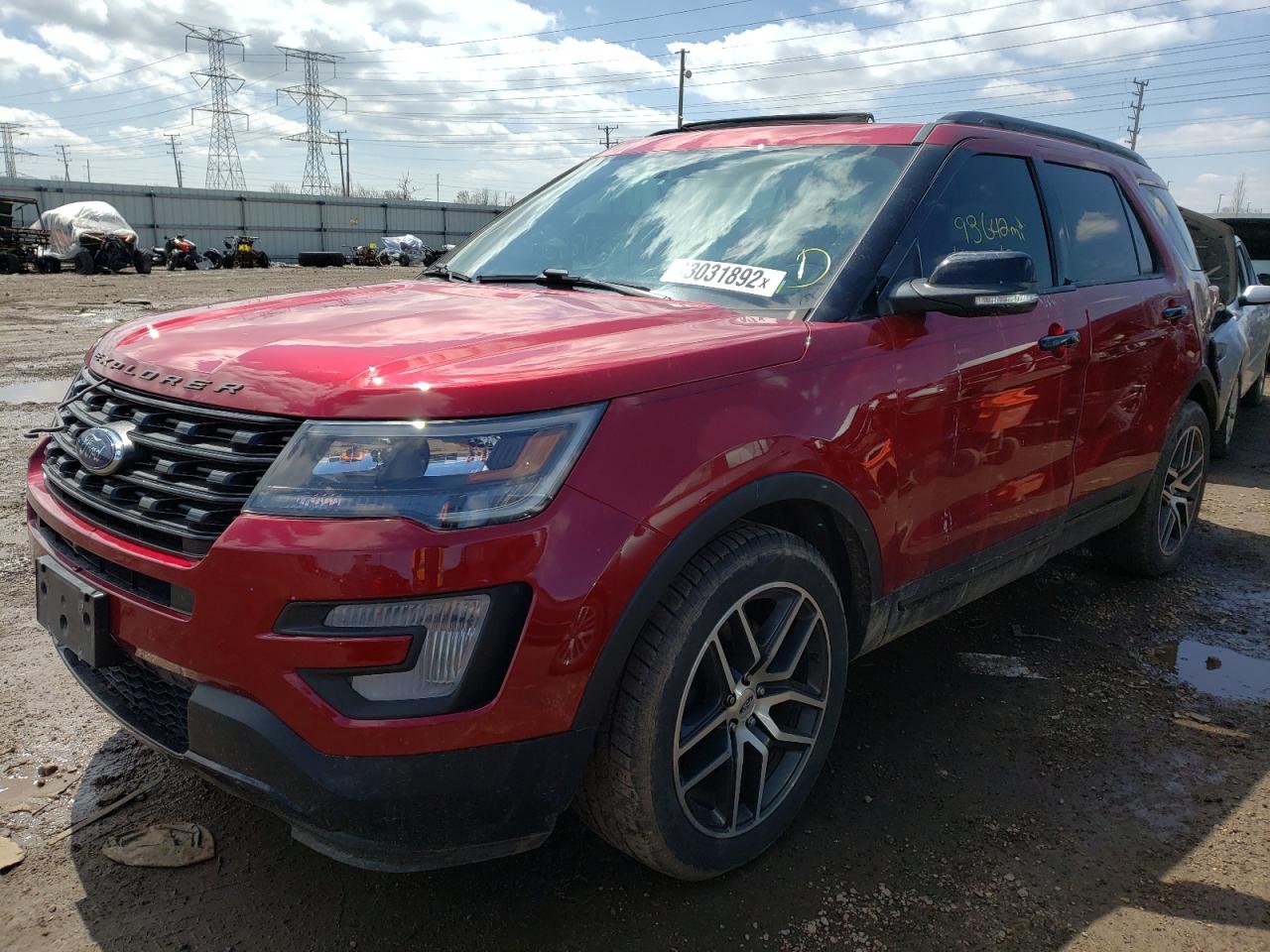Photo 2 from auction – 2017 FORD EXPLORER S with VIN 1FM5K8GT7HGD62839