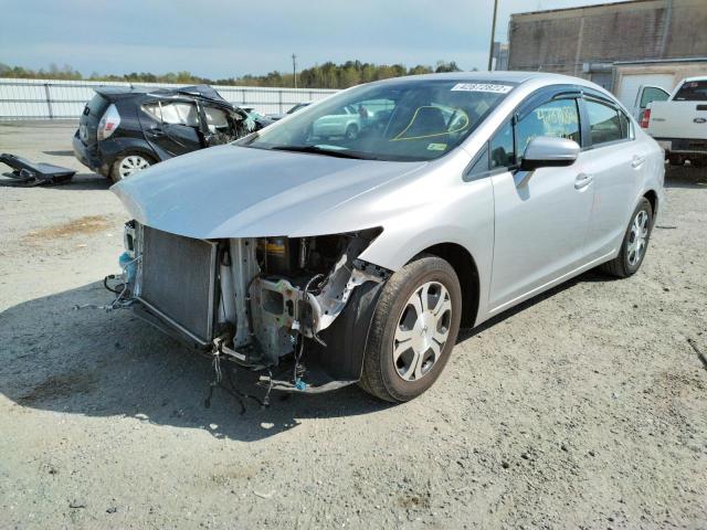 Photo 2 from auction – 2014 HONDA CIVIC HYBR with VIN 19XFB4F28EE000654