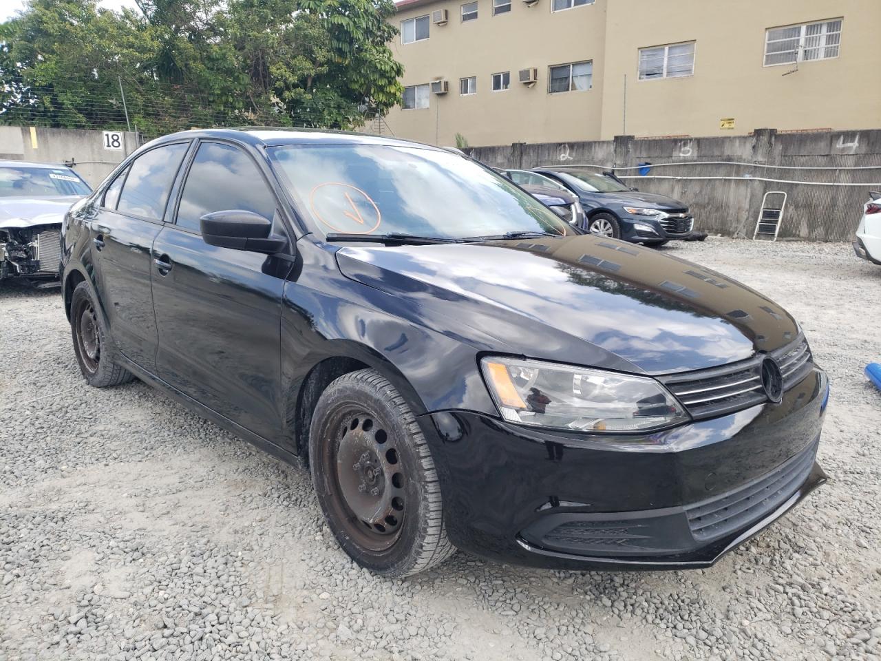 VOLKSWAGEN JETTA BASE 2012 with VIN 3VW2K7AJ6CM417981 - Photo from auction