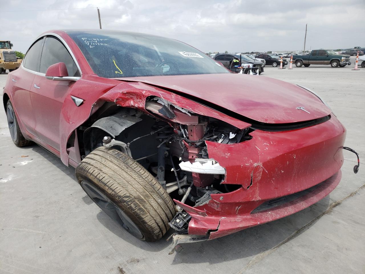 TESLA MODEL 3 2018 with VIN 5YJ3E1EA4JF027579 - Photo from auction