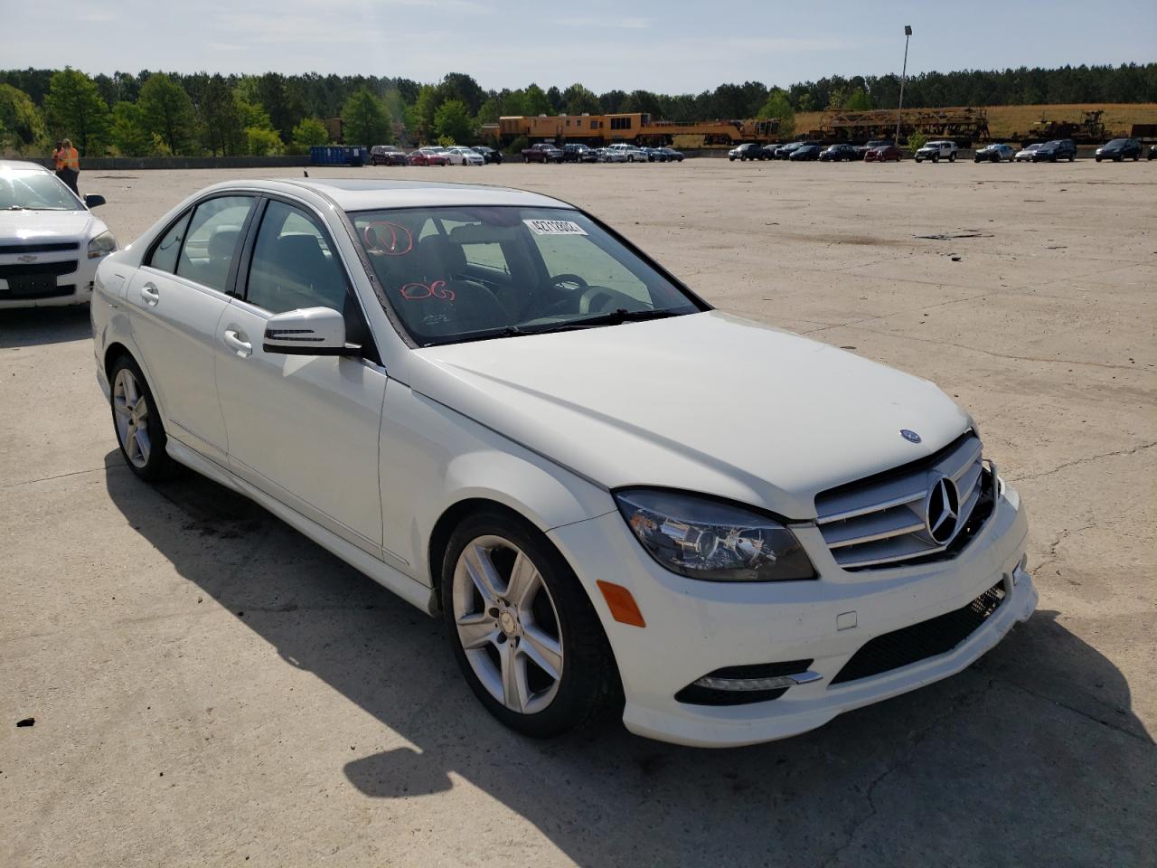 MERCEDES-BENZ C 300 2011 with VIN WDDGF5EB2BR159787 - Photo from auction